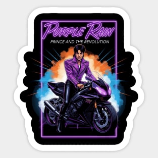 Purple Rain Sticker